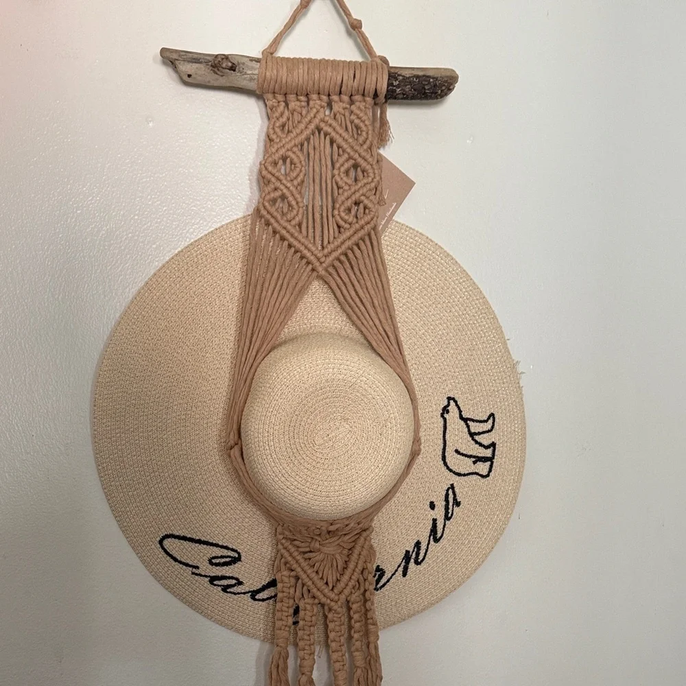 Neutral Macrame Wall Hanger - Cream Boho Wall Decor